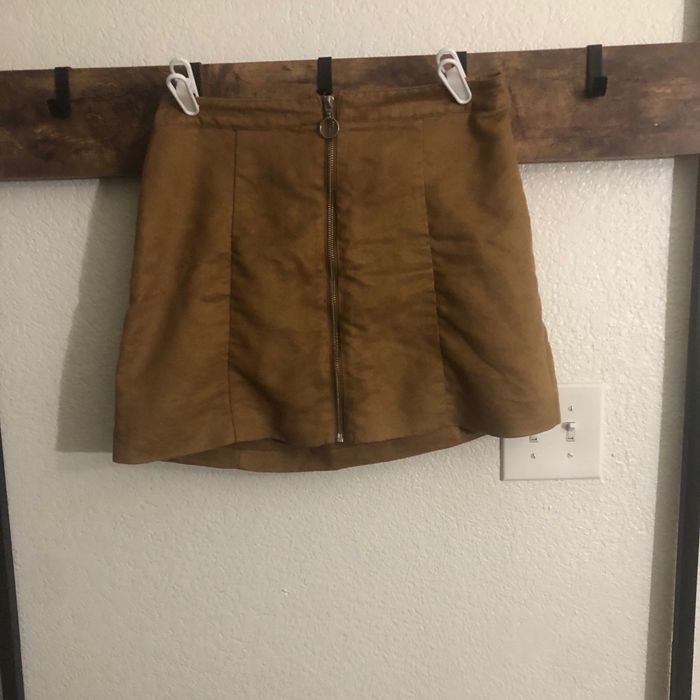 Mustard Mini Skirt